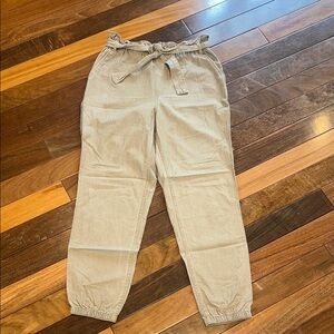 Hollister Beige Casual Joggers